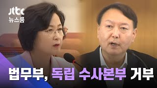 법무부, 윤석열 건의 '거부'…\