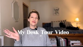 Desk Tour; Where I Study My ESV Journaling Bible Using Creative Art