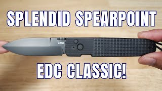 2025 BEST BUDGET GENTLEMENS FOLDIND EDC KNIFE SPEARPOINT DOUBLE LOCK CJRB LOCUTS KNIFE REVIEW