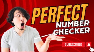 Perfect Number Checker Program || #viral #python #code @himanshubaretha1