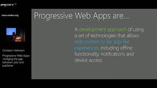 Øredev 2017 - Christian Heilmann - Progressive Web Apps