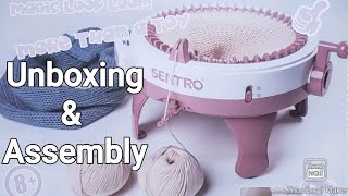 Sentro 48 Needle Knitting Machine Unboxing \u0026 Assembly