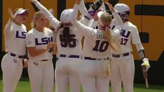 #7 LSU vs #4 Tennessee | Game 3 |  Full College Softball 04/20/2024