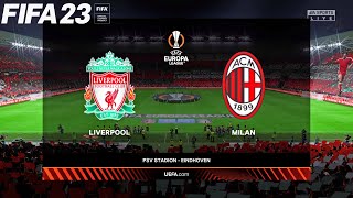FIFA 23 | Liverpool vs AC Milan - Europa League - PS5 Full Match & Gameplay