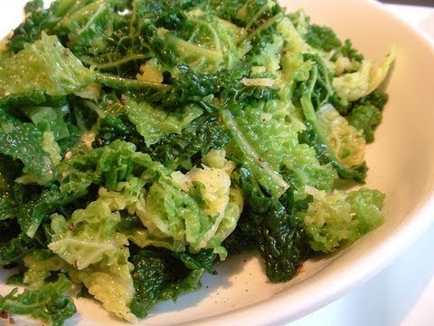 Buttered savoy cabbage Buttered savoy cabbage