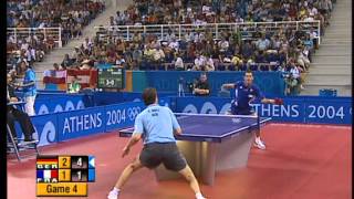 2004 Olympics (ms-r32) BOLL Timo - CHILA Patrick [Highlights]