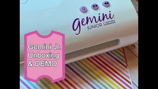 Gemini Jr Die Cutting Machine | DEMO | UNBOXING