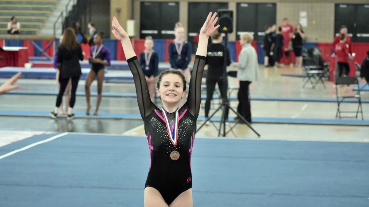 XCEL Platinum Gymnastics NY State Championship 2019. Allison Torres ...