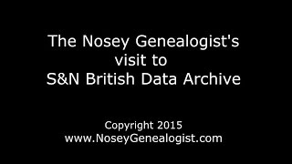 S&N British Data Archive   Genealogy Supplies and Family History Products
