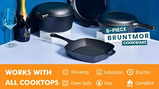 Bruntmor 6-Piece Pre-Seasoned Cast Iron Cookware Set Review