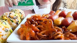 【咀嚼音】チュモッパとイイダコ炒めを食べる【ASMR/EATINGSOUNDS】