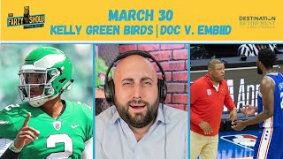 Sixers Fall to Bucks, Embiid v. Rivers?! | Philadelphia Eagles back in KELLY GREEN | Farzy Show 3/30