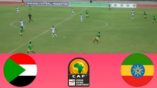 🔴 LIVE, Sudan vs Ethiopia, CHAN 2024 Qualifiers, Live Match Updates