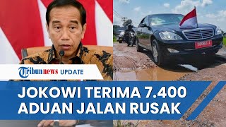 Jokowi Terima Ribuan Aduan Jalan Rusak Dari Media Sosial seusai Datangi Lampung: Ada 7.400 Lokasi