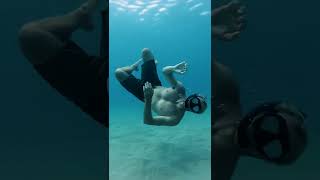 Here's how I breathe underwater #shorts