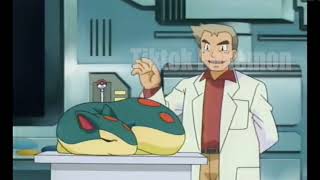 ポケモンフルムービー  Quilava attacks Professor Oak - オークファニーモーメント教授