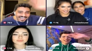 ميس دعاء و ديميت مع كريم و ماجد العنزي 🤣🤣🔥 *