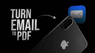 How to Turn Email into PDF iPhone (tutorial)