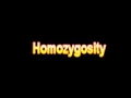 What Is The Definition Of Homozygosity - Medical Dictionary Free Online Terms