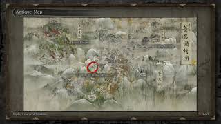 Sekiro: Shadows Die Twice - Travel Information: Open Antique Map Xbox One X Gameplay (2019)