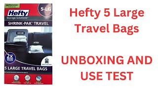 🔥 Hefty Large Travel Bags Unboxing and Review! ✅  #productreview #unboxing