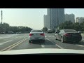 【4k】driving from zhengzhou to xinxiang henan china. self driving road trip 【no sound】