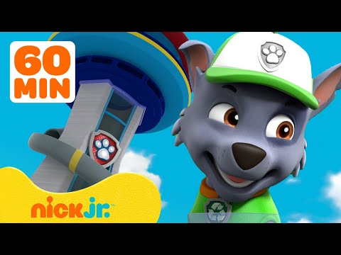 PAW Patrol's BEST Lookout Tower Moments! w/ Rocky, Marshall & Chase 1 Hour Compilation Nick Jr.