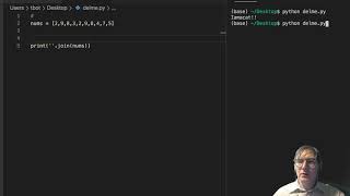 Strings - Join a list Using join