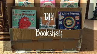 DIY Montessori Bookshelf with Cardboard | Chat with me!