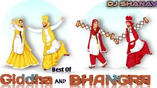 Best Of giddha And Bhangra Mix/Punjabi Bhangra Mix/Punjabi songs/Bhangra song/Dj Shanav