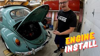 VW Beetle project engine install