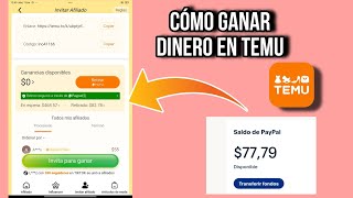 Cómo GANAR DINERO PARA PAYPAL con TEMU en este 2025 (Programa afiliado - influencers) Tutorial