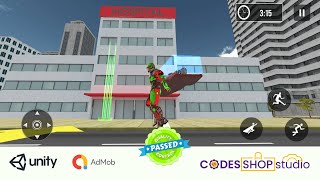 Flying Super Hero Rescue Robot 2025 | Flying Super Hero | Unity Game