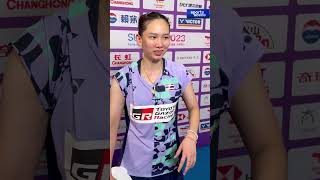 🏸️🇹🇭Pornpawee Chochuwong on her victory over Akane Yamaguchi: I think it's important for Thailand