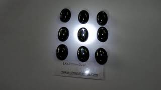 Diopside 4 ray star Oval 18x13