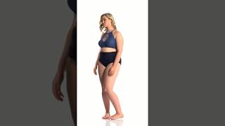 Raisins Curve Plus Size Barbados Solids Costa High Waist Bikini Bottom | SwimOutlet.com