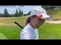 夫婦で70台のゴルフ⛳️ベスト77独学主婦が久しぶりにベスト更新の予感⁉️ 1岐阜北cc西コース1h〜3h