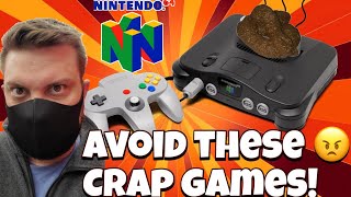 Top 10 Worst N64 Games Ever Made:  A Retro Gaming Flop List #n64 #badgames #avoid