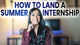 How to Get a Summer Internship at a Pharmaceutical Company
