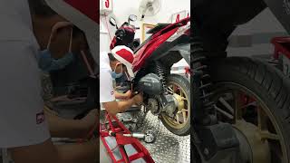 ជួសជុល ម៉ូតូ Click 125CC #motocycle