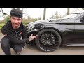 lowering a mercedes c63 amg w205 on eibach springs