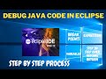 How to debug java code in eclipse? / How to use expression during debug?