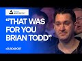 EMOTIONAL Tom Ford dedicates his 2024 Snooker Shoot Out win to his late friend Brian Todd 🎱❤️