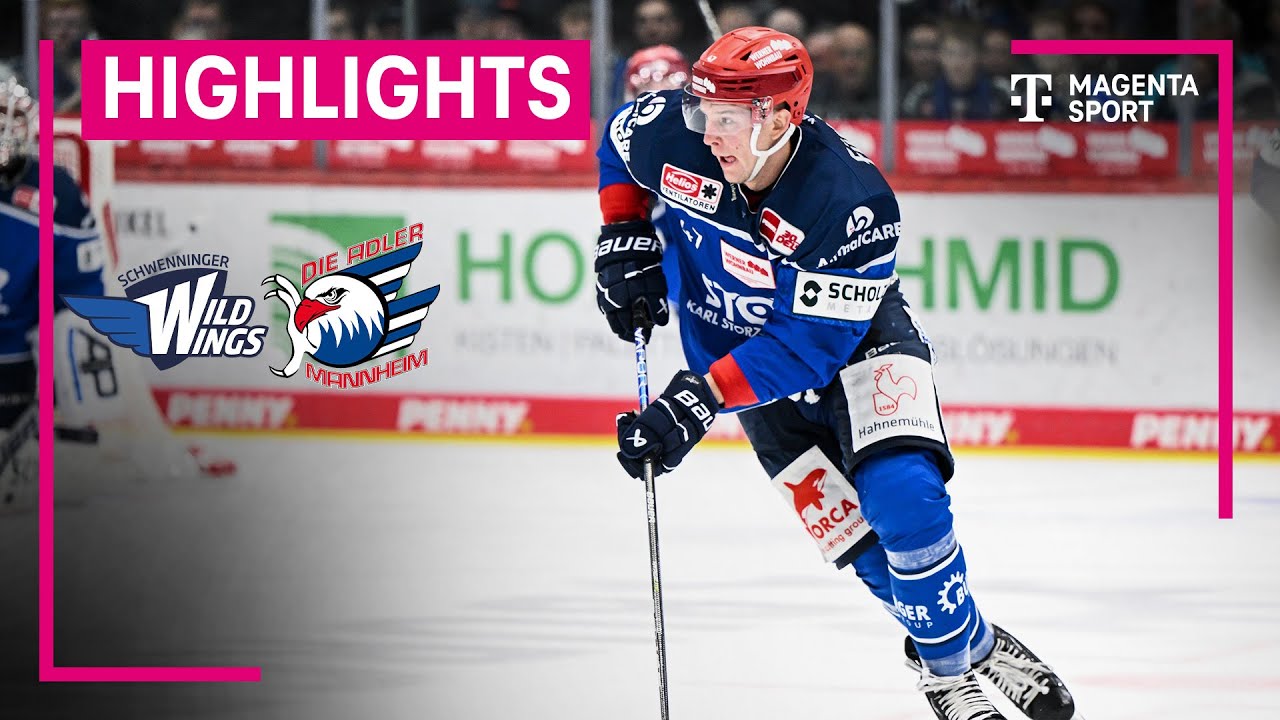 Schwenninger Wild Wings - Adler Mannheim | Highlights PENNY DEL 23/24 ...