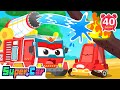 Fire Truck In Action | Rescue Cars Compilation | Kids Cartoons & Nursery Rhymes - Super Cars