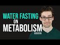 EX-e: Does WATER FASTING slow your METABOLISM?