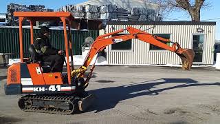 EXCAVATRICE SUR CHENILLE KUBOTA KH-41 / 10163