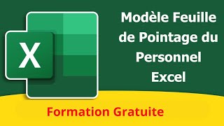 Feuille Automatique de pointage du personnel  Excel