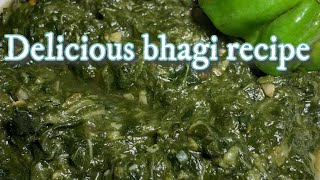 Delicious Trini Bhagi Recipe.