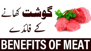 Gosht Khane ke Fayde | Benefits of Meat | Gosht ke fayde aur nuksan | Soban Attari